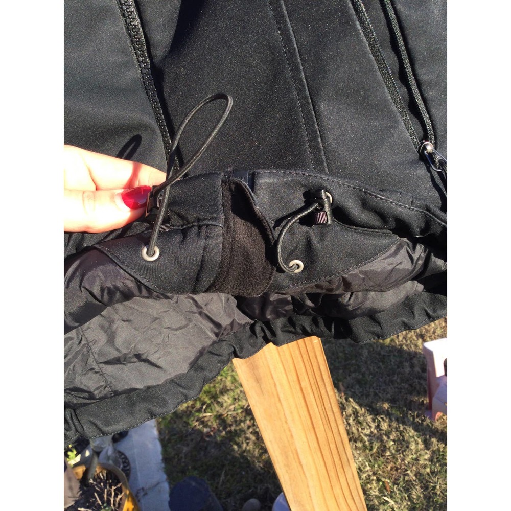 The north face womens zip up coat size XS extra small black primaloft - Picture 5 of 14